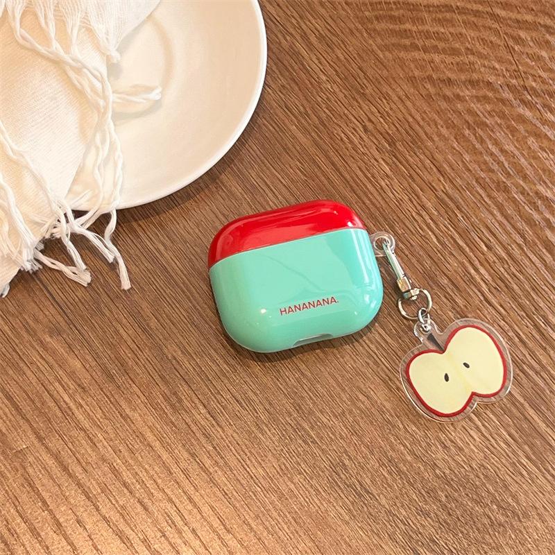 ins mint small apple for AirPods 1 generation protective case second generation 1 generation pro1 apple bluetooth headset soft case