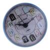Mini Wall Clock Suction Cup Water Resistant for Bathroom Kitchen 