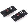 AV Adapter RCA Plate Chassis Socket RCA Jack Connector RCA Terminal Audio RCA Plug Connecting Plug