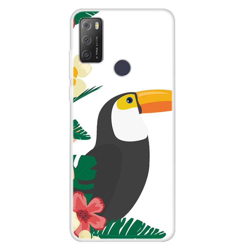 Для Alcatel 1S 2021 чехол роскошный силиконовый мягкий чехол из ТПУ для телефона Alcatel 1S 2020 противоударный милый бампер из ТПУ Fundas Coque