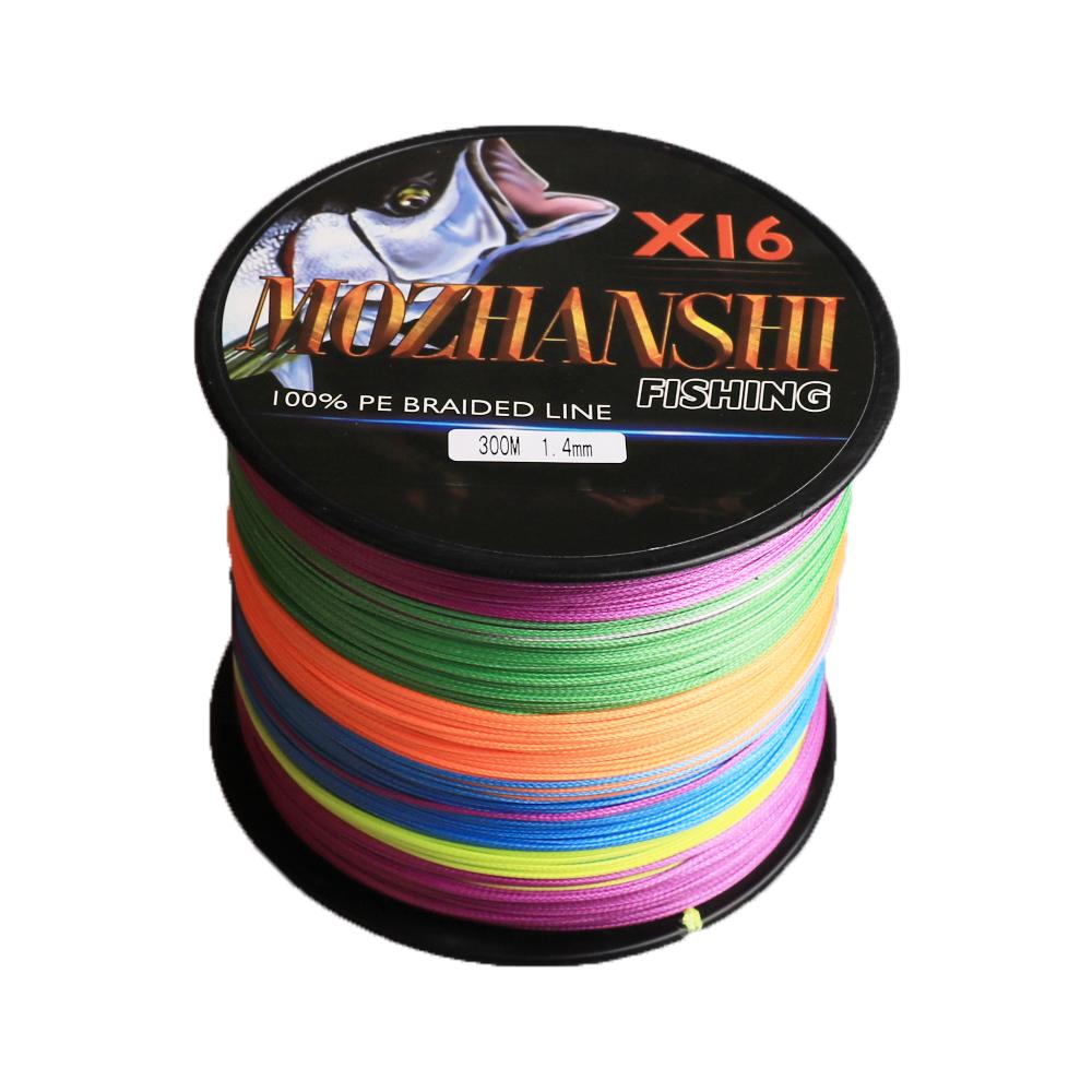 X16 100m DORISEA MOZHANSHI 16 Strands Hollow Super Strong 0.16MM-2.5MM 100% PE Braided Multifilament Fishing Line