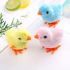 6Pcs Clockwork Toys Plush Chick Wind-up Toys Realistic Appearance Simulated Chick Figures Fluffy Chick Toys