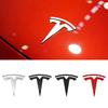 UBLM4 suitable for Tesla logo Model 3 Mode Y car front hood logo sticker design, rear trunk badge accessory Rear Trunk Emblem