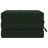 Folding Sofa Bed 75 x 63 x 45 cm Dark Green