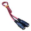 5 Pcs Jack Female DC Copper Connector Wire 12V Cable