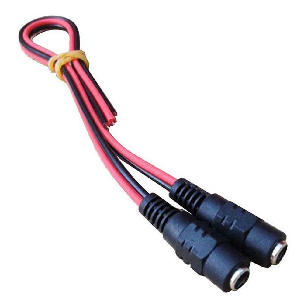 5 Pcs Jack Female DC Copper Connector Wire 12V Cable