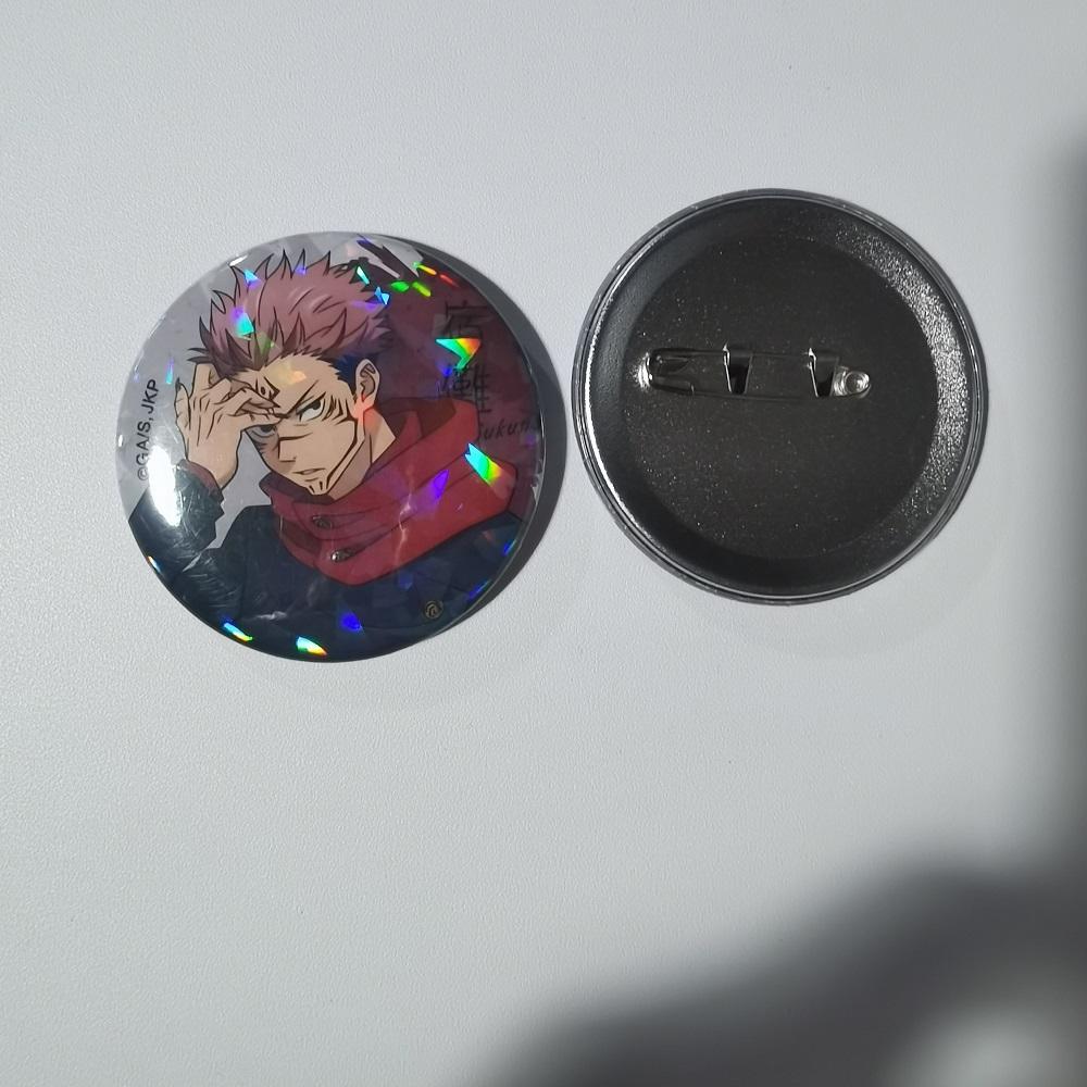 Японский Аниме Jujutsu Kaisen Жестяные Значки-Броши, Значок с Иконкой Персонажа, Ручная Работа, Нагрудный Значок для Рюкзака Одежды