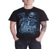 Мужская футболка Avenged Sevenfold с цепью и скелетом, размер Medium, черная