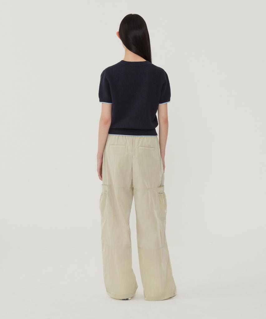 COVERNAT WOMAN Cooper Logo Half Knit Ivory