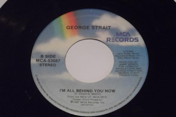 7-дюймовая пластинка GEORGE STRAIT All My Exs Live In Texas MCA53087 MCA 1987 Канада CountryFolk Б/у