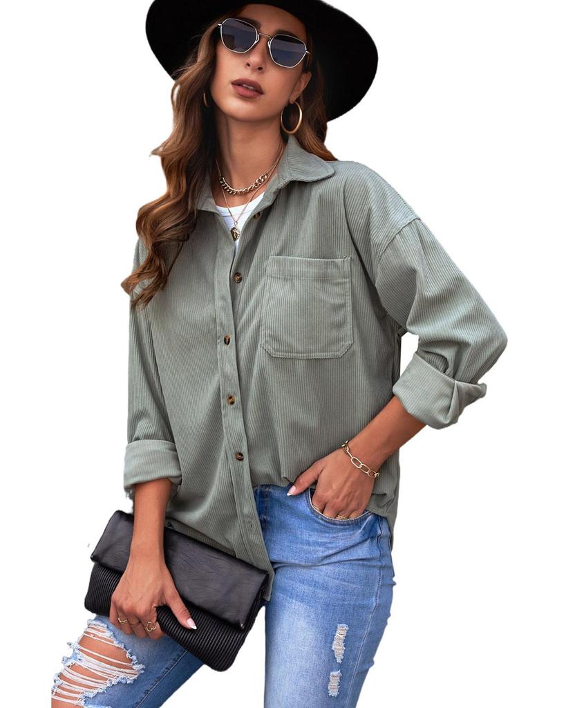 Azura Exchange Button Pocket Shirt