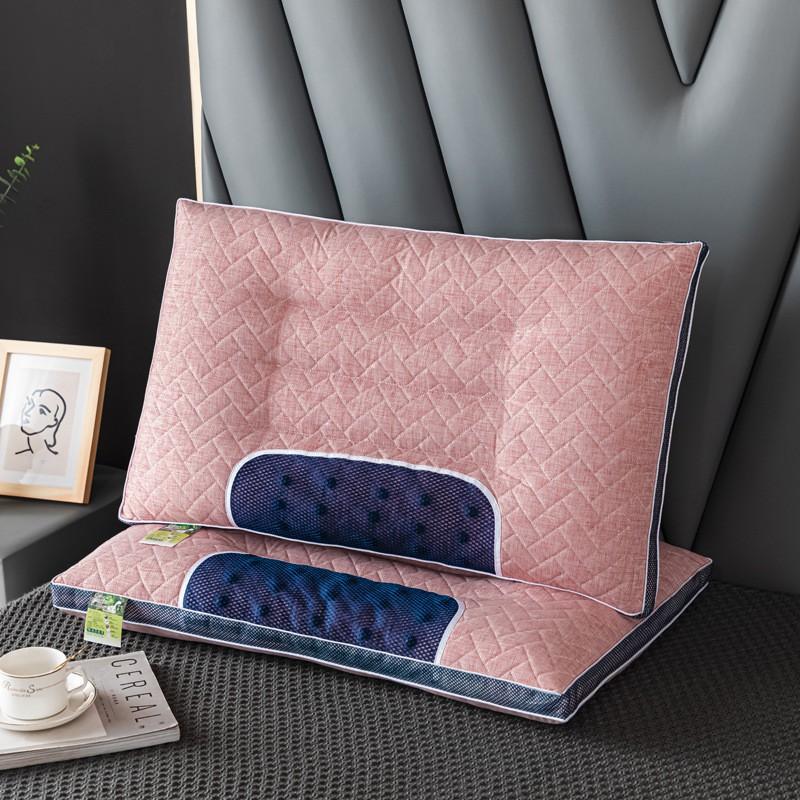 Cationic Latex Memory Foam Cervical Pillow Neck Support Sleep Aid Machine Washable Ergonomic Bed