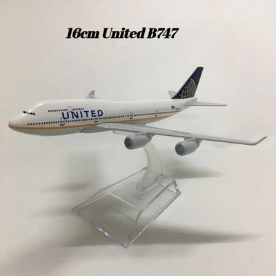 16/20см Литой Металлический Американский Воздушный B747, United Airlines B777 B787 Модель Самолета Самолет Игрушка на Рождество Домашний Декор