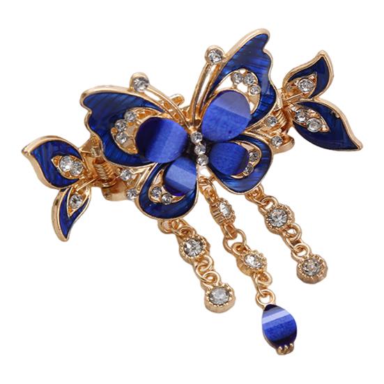 1/3 шт. заколки для волос в виде бабочек со стразами, кисточки для волос в виде бабочки, винтажные заколки-хвосты в стиле бохо, аксессуары для волос для женщин и девочек, принадлежности для укладки