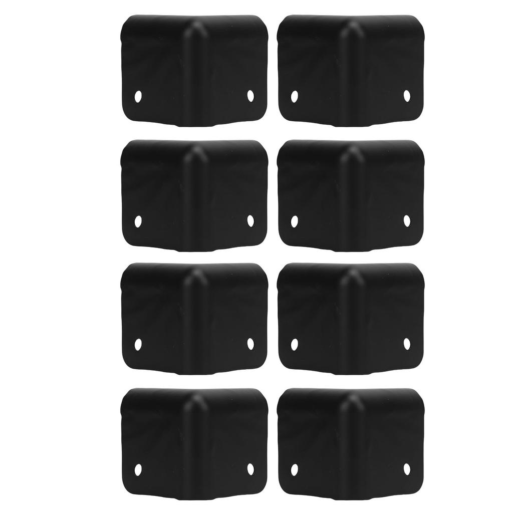 8pcs Speaker Corner Protectors Iron Cabinet Corner Guard Wrap for Stage Speaker Guitar Amplifier Cabinet Furniture