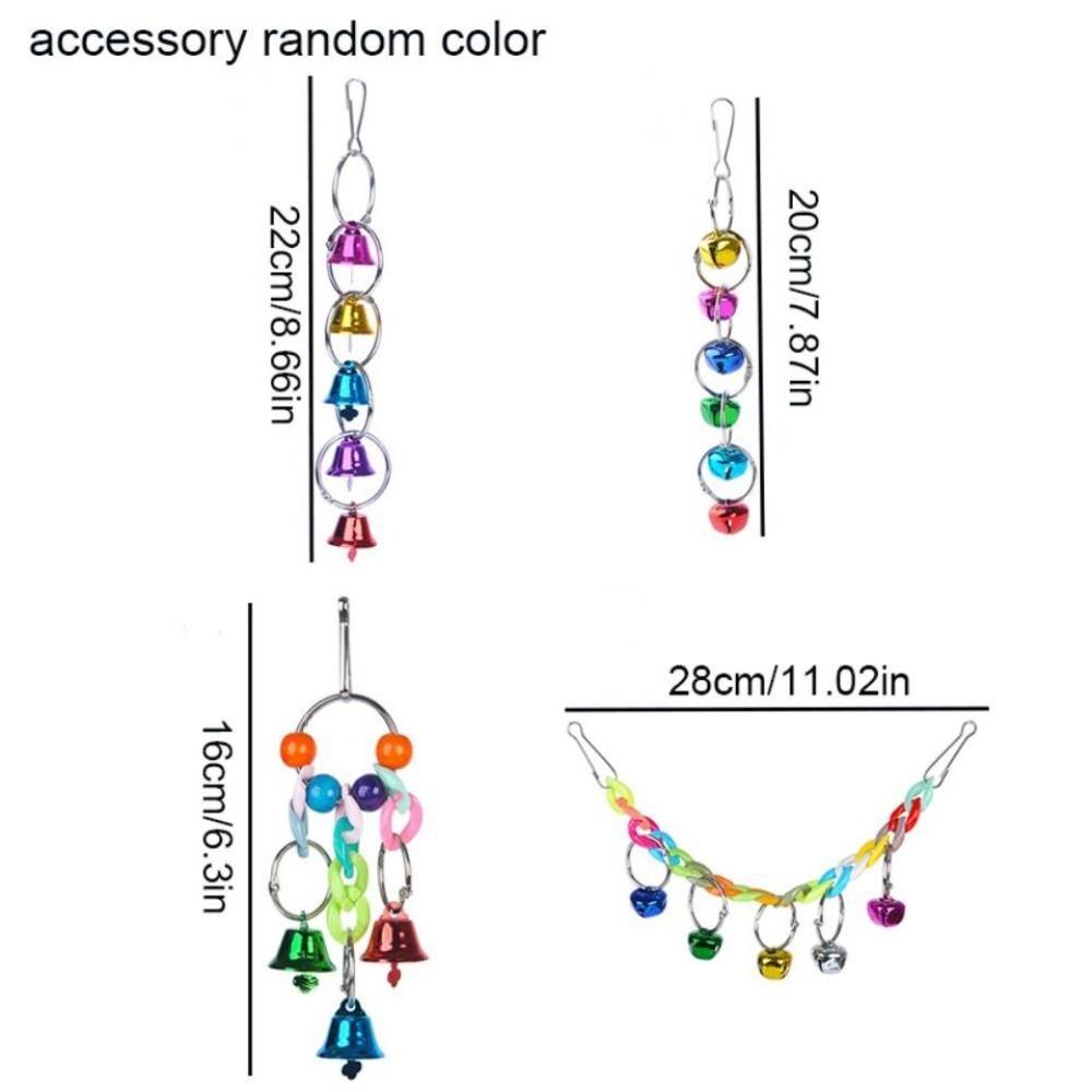 Colour Pet Accessories Metal Pet Supplies Creative Bird Ring Bell