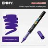 1 PC ENMY 80 Colors Direct Liquid Acrylic Markers Blendable Soft Tip Non-Transparent Art Markers School Supplies Stationery