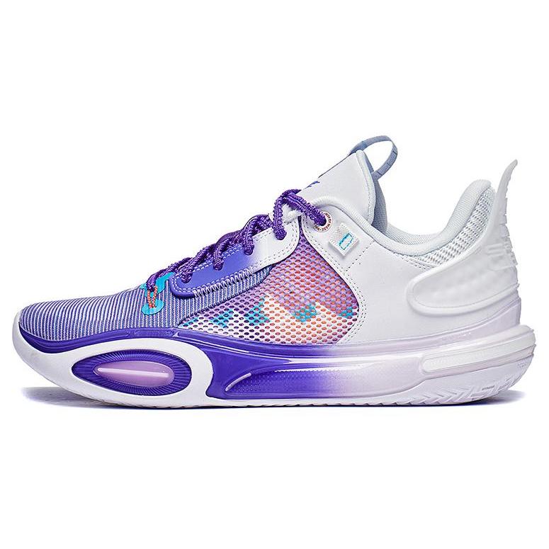 Li Ning All City 11 Снежные Горы Амортизация Скользкие Устойчивые к истиранию Низкие Баскетбольные кроссовки Мужские ABAT031-3
