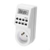 Programmable Timer Switch Digital Outlet FR Plug Kids Protection Timing Socket Converter for
