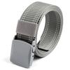 Men's Tactical Nylon Canvas Casual Belt Outdoor Training Electronic Security Check Iron-Free Tactics