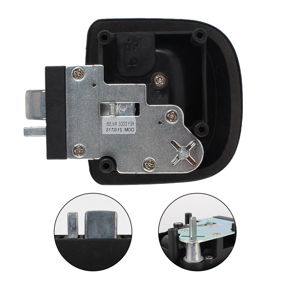 Дверная защелка для кемпера, ручка для замка с двойным открыванием, набор ключей, автоматический переключатель для задней двери, аксессуары для прицепа для автофургона, универсальные