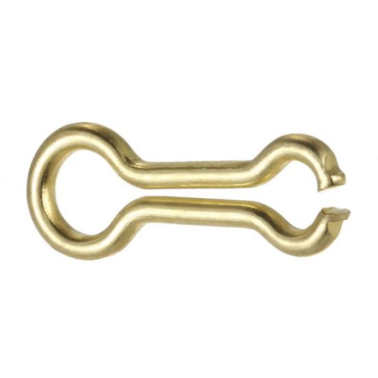 100 шт./набор Ушки из проволоки для грузил Простые Коррозионностойкие Золотистый Сплав Стали Рыболовные Грузила