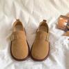 Универсальные туфли Boken для студенток, весна и осень, новый стиль, ретро, одна нога, мягкая подошва, нескользящая обувь для хлеба
