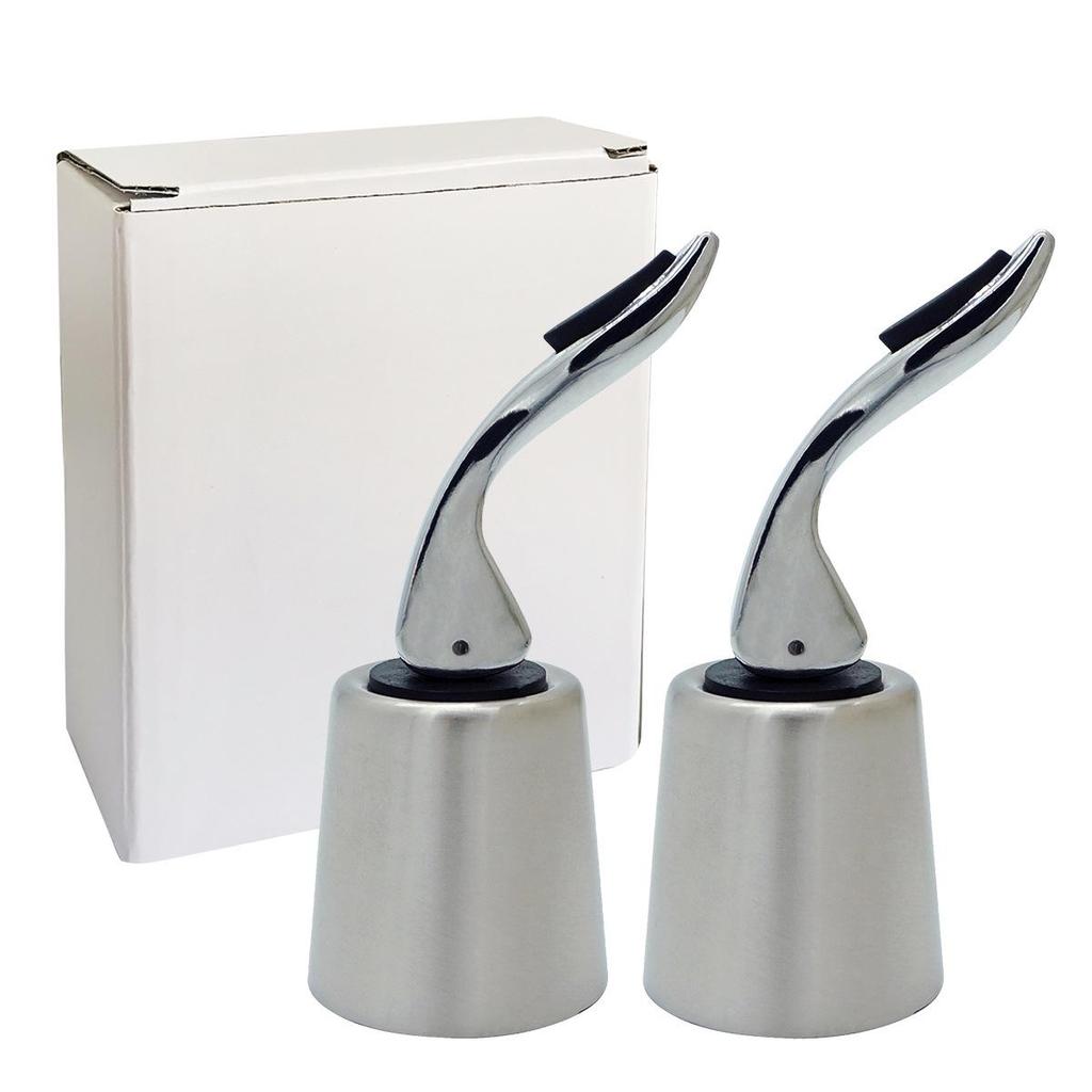 Stainless Steel Wine Preservation Stopper - Creative Champagne and Red Wine Seal