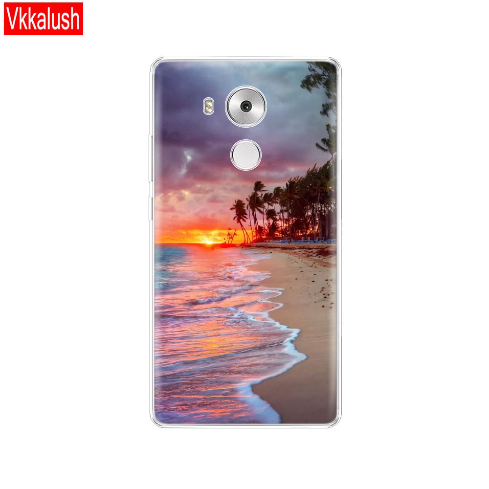 Чехол для Huawei Mate 8 Чехол Huawei Mate8 Чехол Cartoon Soft задняя крышка Mate 8 Coque Funda Skin противоударный чехол