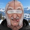 Halloween Funny Old Man Ski Mask Realistic Face Balaclava 3D Print Winter Neck Coverage Skiing Outdoor Parties