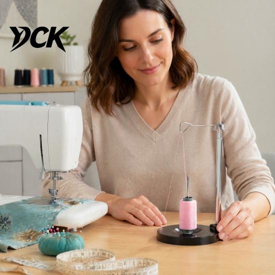 Home Sewing Machine Parts Thread Spool Holder for Machine, Adjustable Large Professional Tools Stand, Universal Metal Stand with Anti-Tangle