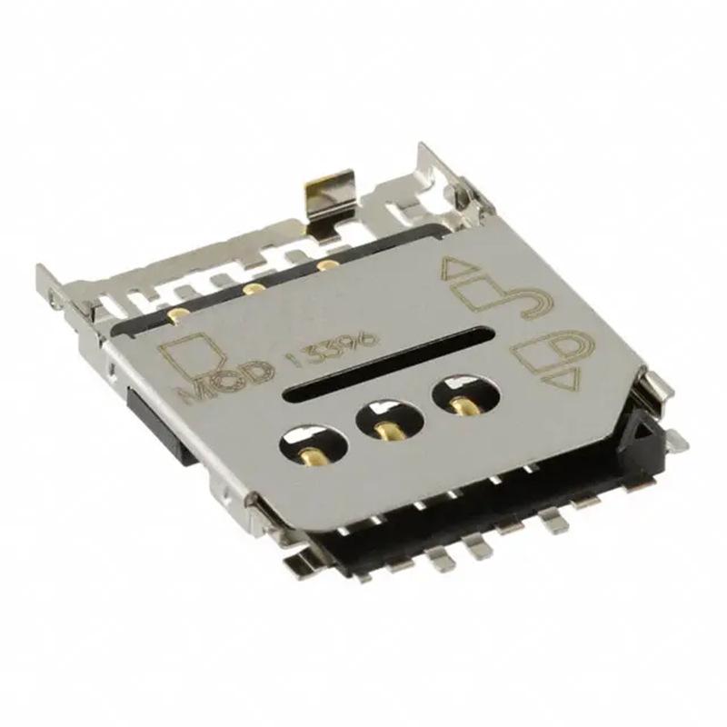 Держатель Micro-SIM карты Molex с откидной крышкой 6P 78800-0001