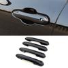 For Toyota Highlander XU70 2024 Exterior Part Carbon Fiber Color Modify Door Handle Cover Trim ABS Decoration Protector Sticker