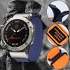 Спортивный нейлоновый ремешок-петля для часов Garmin Tactix 7 Pro Fenix 7X 6X 7 5 6 Pro 5X Plus 3 3HR Браслет для Garmin Band 26 мм 22 мм Ремешок