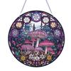 PVC Glass Special Shaped Vintage Pattern Diamond Painting Hanging Decor Diamond Drawing Suncatcher Ornament Home Windows Decor