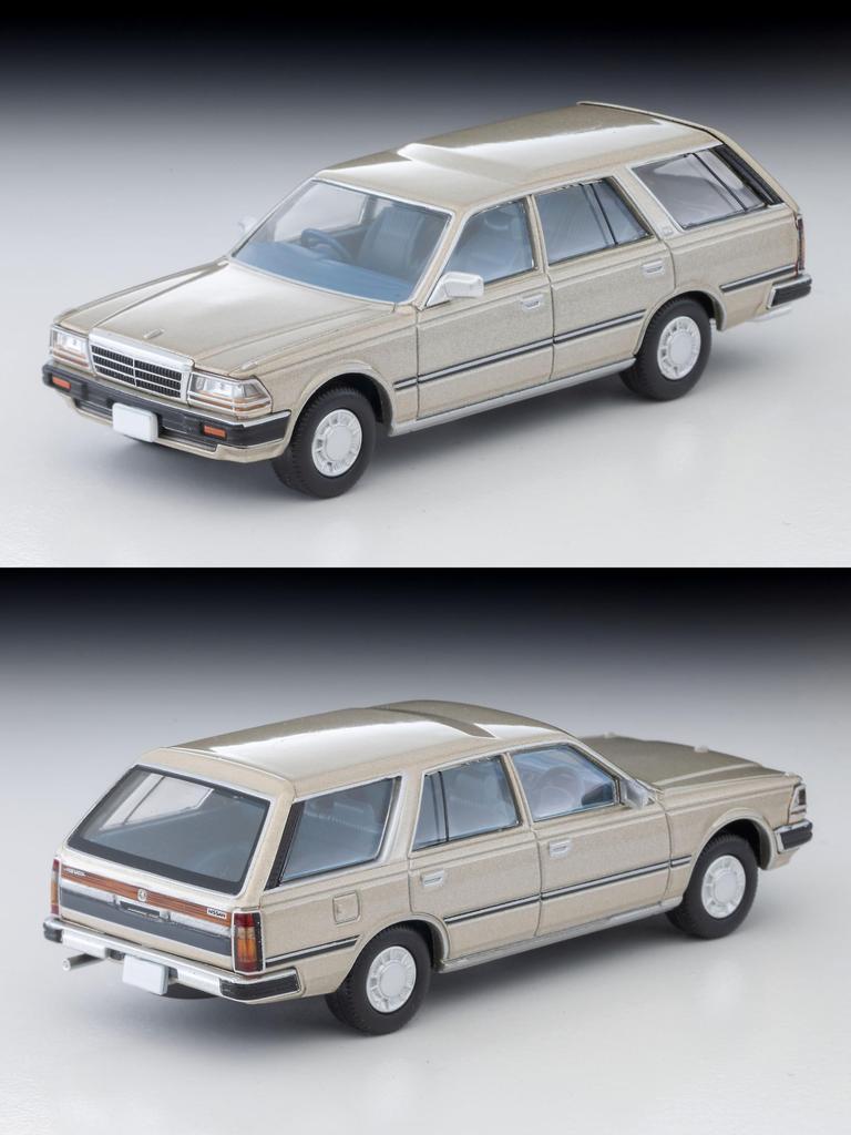 TOMYTEC Масштаб Tomica Limited Vintage Neo Nissan Gloria Wagon V20E GL Желтовато-серебристый Модель 1991 года 336181 1/64 LV-N244b (Собранная модель)