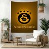 Galatasaray Custom Your Name Wall Decor Tapestry Art For Pet Memorial Birthdaywedding Party Backdrop Family Gift