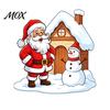 Christmas Bedroom Decor Sticker Santa Claus Switch Sticker, Light Decal for Xmas Holiday, Decals Removable Self-Adhesive Wall Living Room