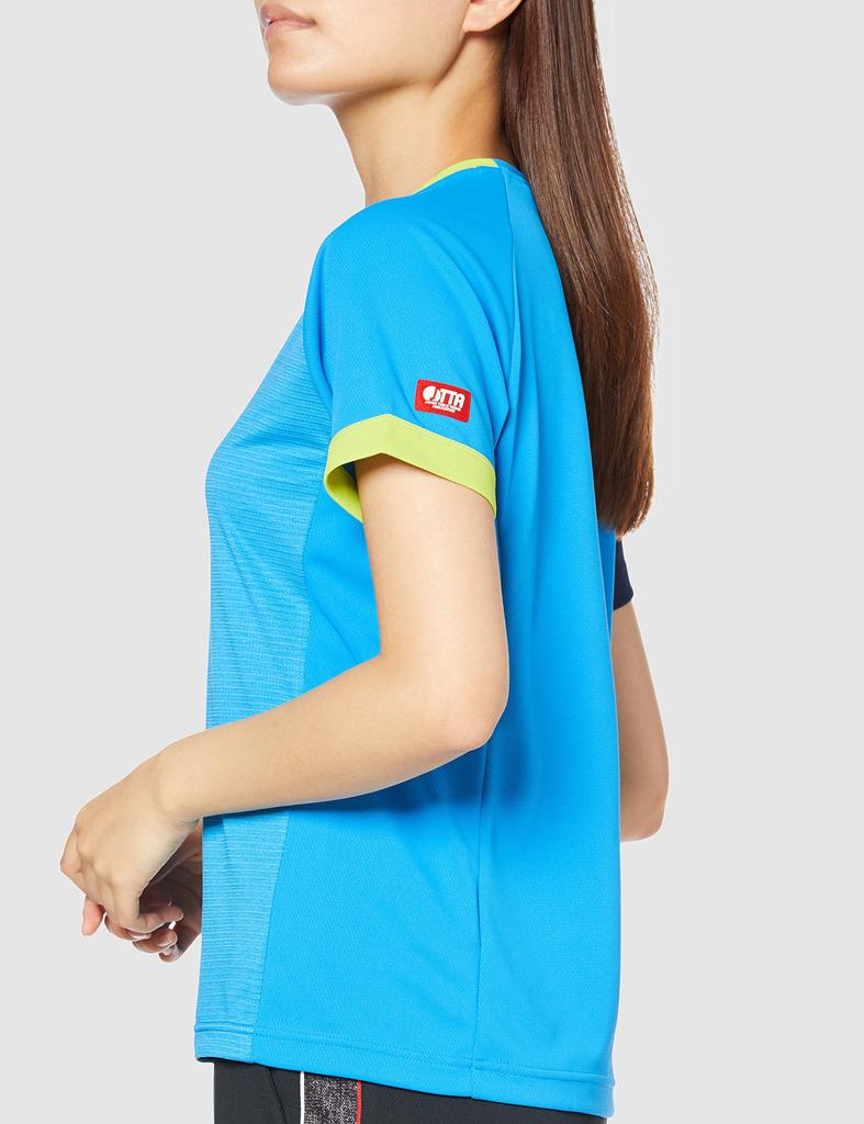 Mizuno Table Tennis Game Short JTTA Diva Japan Size XL To Japanese Size Shirt, Sleeve, Moisture-Wicking, Quick-Drying, Standard, Certified, 82JA0203,