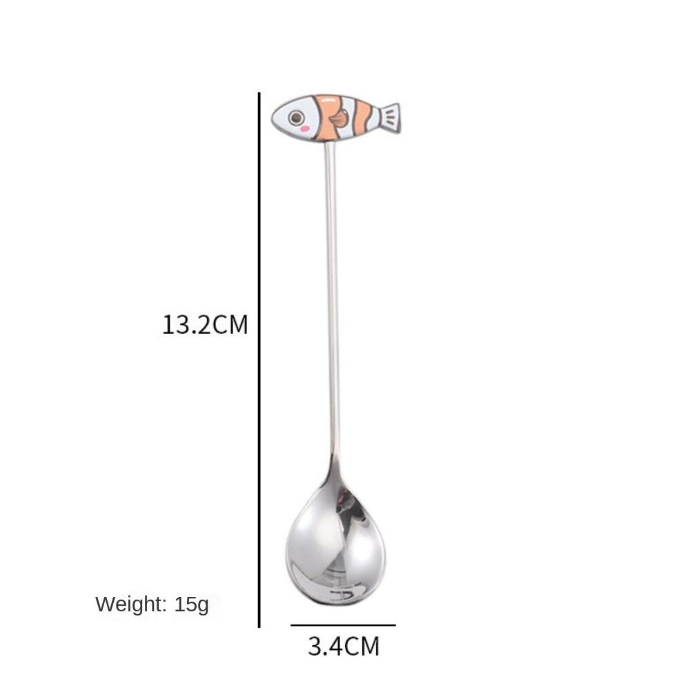 High-quality Cartoon Cat Spoon Japanese Korean Style Honey Stirring Spoon Cute Coffee Spoon