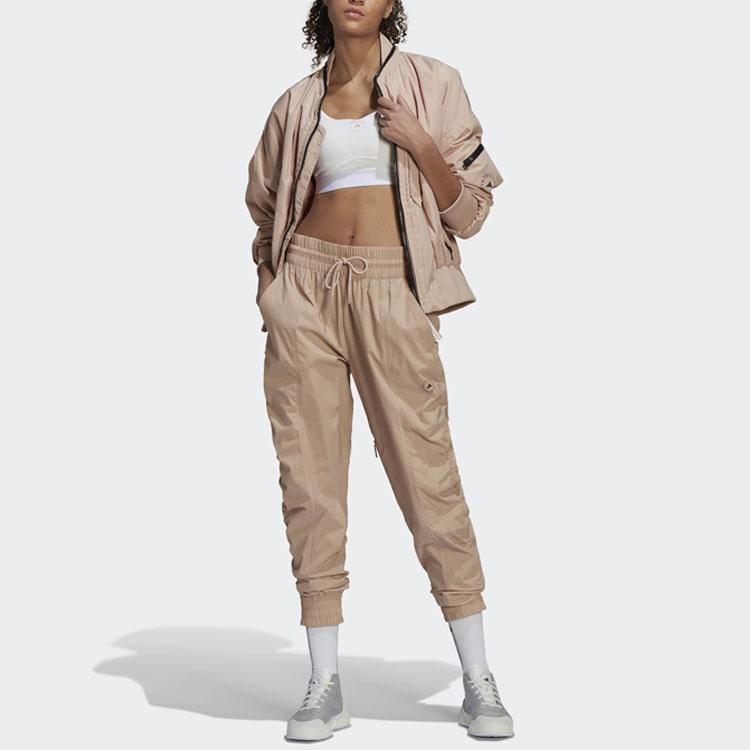 (WMNS) adidas Track Woven Pants Asia Sizing 'Beige' Women's HI3047