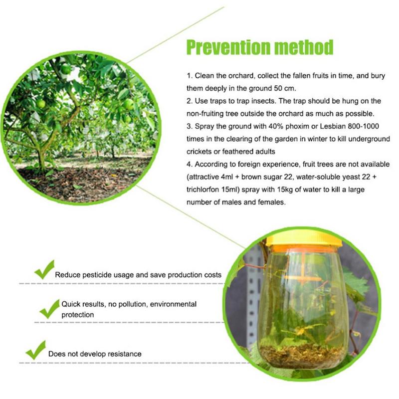 1 шт. ловушка для ос, фруктовых мушек, мух, насекомых, ошибок, подвесная ловушка для меда, ловушка-убийца