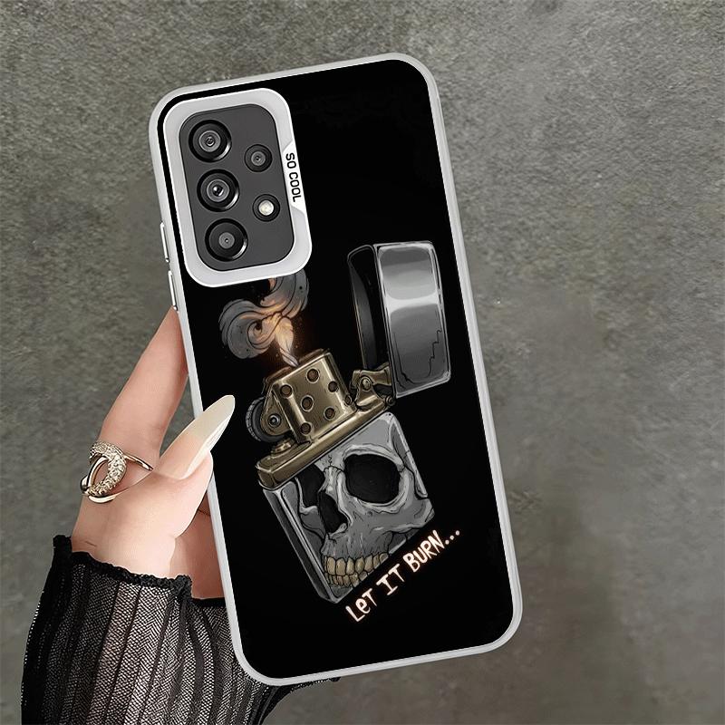 Lighter Cool Pattern Soft Phone Case for Samsung A17 A16 A15 A14 A13 A57 A56 A55 A54 A53 A37 A36 A35 A34 A33 A26 A25 A24 A23 A52