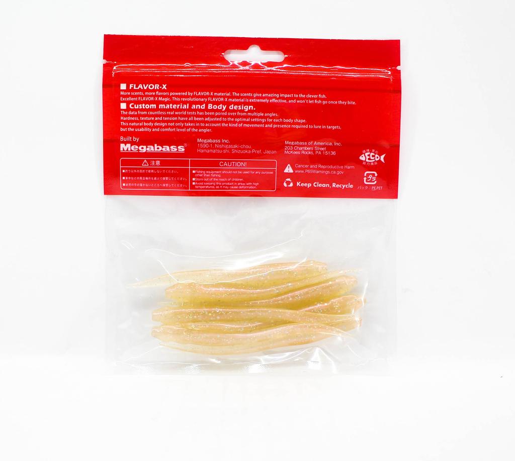 Megabass Soft Lure Hazedong 4 Inches Aurora Shad (0657)