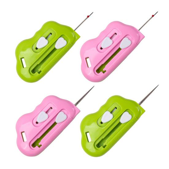 Магнитная направляющая для шва 3 в 1 Многофункциональная направляющая для шитья со шкалой, нитевдеватель для иглы, распарыватель швов, направляющая для шва, подгибатель для швейной машины