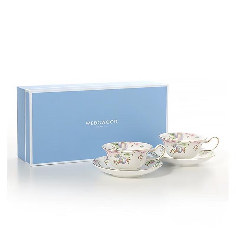 Wedgwood Sweet Plum Tea Cup and Saucer Set