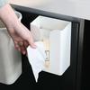 Tissue Box Self Adhesive Tissue Box Napkin Holder Wall Mounted Garbage Dispenser