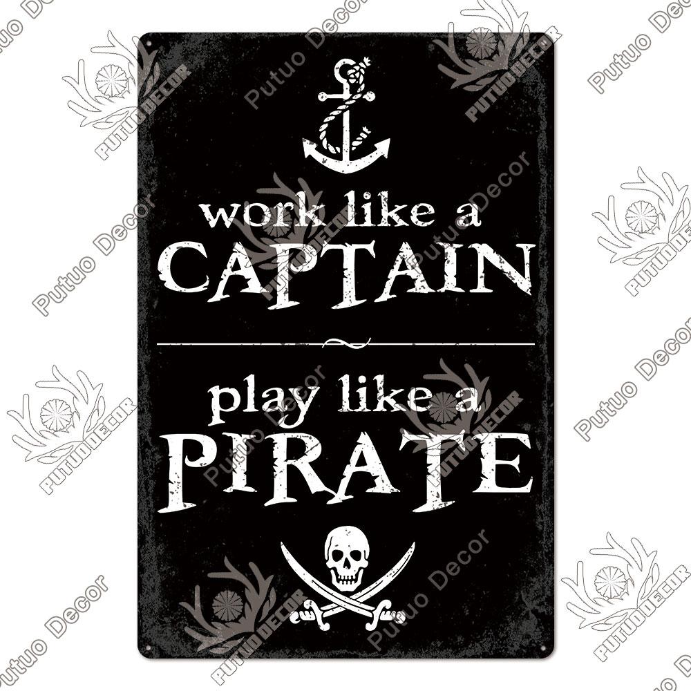 Декор Навигация Жестяной Знак Металлические Знаки Винтаж Морская Мечта Искусство для Пляжа Пляжный Дом Морской Человек Пещера Украшения Стены