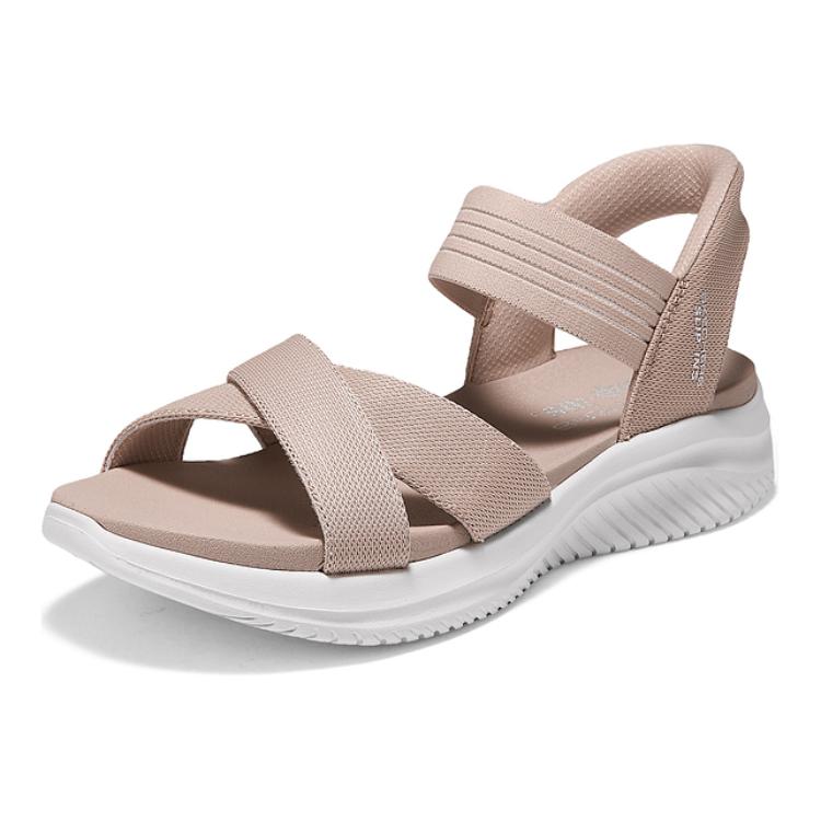 Skechers Кеды Cali легкие, мягкие, удобные, ударопрочные, дышащие, детские сандалии, детские сандалии, телесно-розовые, 119975-BLSH