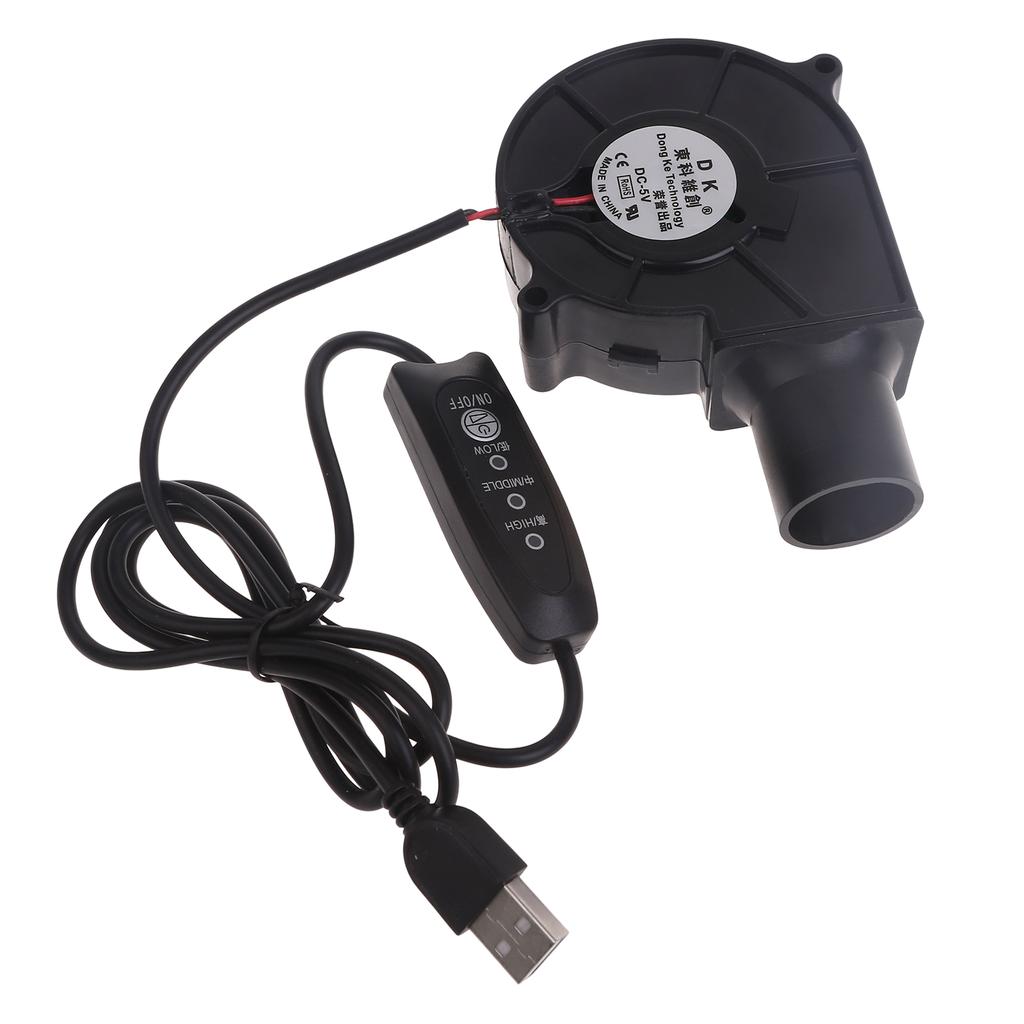 Powerful 7530 Blower Fan Keep Flames Burning USB Blower Fan for Grilling, Wood-Burning Stoves,and Charcoal Furnaces